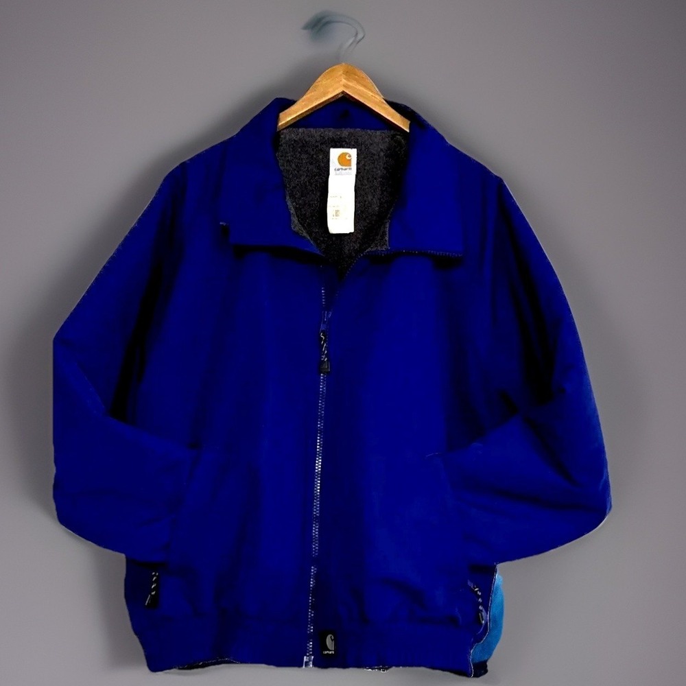 Vintage Carhartt J72‎ COB Squall Jacket XXL NWT Deadstock Cobalt Blue Workshield